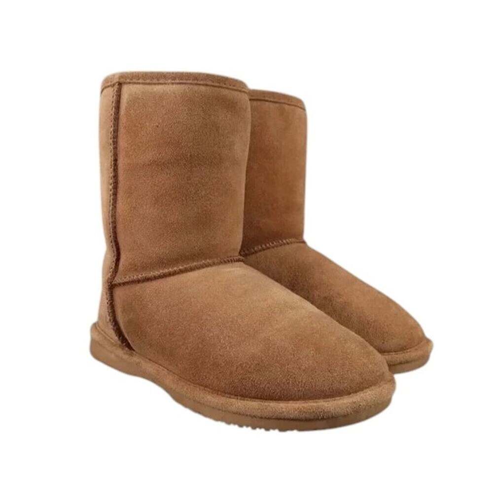 Tamarac Shoes Womens 7 Boots Winter Warm Leather Sheepskin Comfort Brown Casual